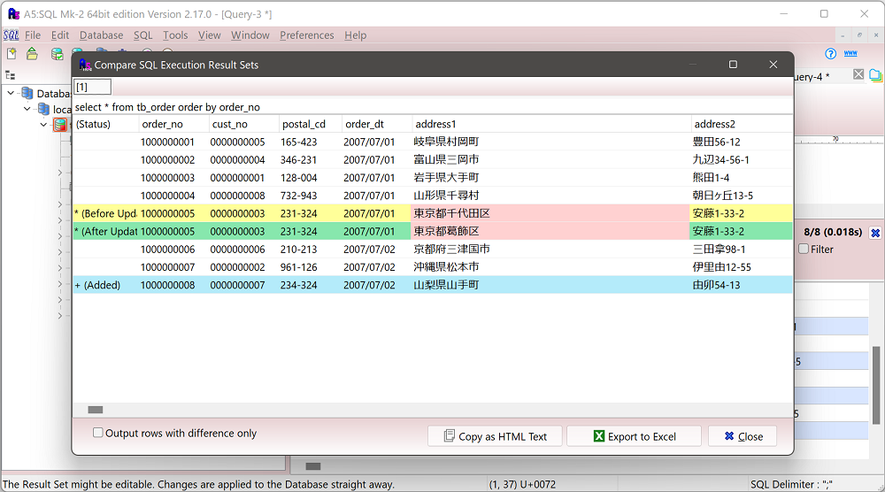 free SQL Compare for iphone instal